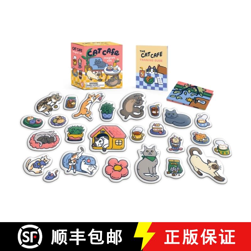 【3-4周达】Cat Cafe Magnet Set : Meow! [9780762486472]