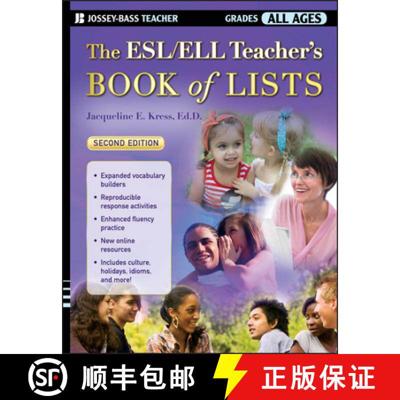 【3-4周达】The Esl/Ell Teacher'S Book Of Lists, Second Edition [Wiley教育学] [9780470222676]