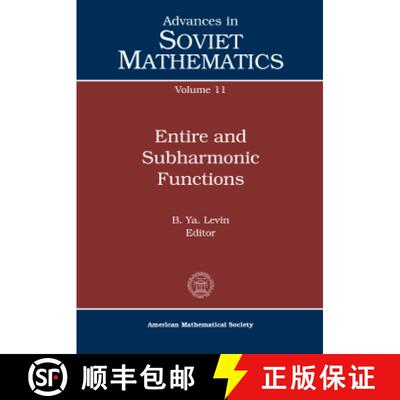 【3-4周达】精装 Entire and Subharmonic Functions [9780821841105]