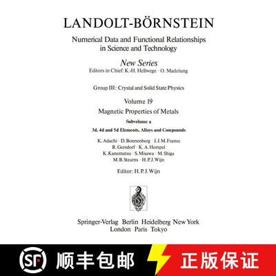 【3-4周达】精装 3d, 4d, and 5d Elements, Alloys and Compounds / 3d-, 4d- und 5d-Elemente, Legierungen... [9783540159049]