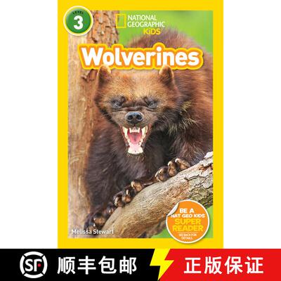 【3-4周达】Wolverines (National Geographic Kids Readers, Level 3) [9781426332227]