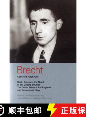 【3-4周达】Brecht Collected Plays: 1: Baal; Drums in the Night; In the Jungle of Cities; Life of Edwa... [9780413685704]