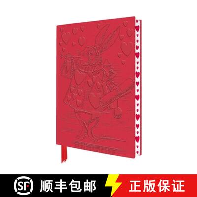 【3-4周达】Alice's Adventures in Wonderland: White Rabbit Artisan Art Notebook (Flame Tree Journals) [9781804172117]