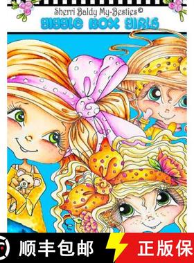 【3-4周达】Sherri Baldy My-Besties Giggle Box Girls Coloring Book [9781945731426]
