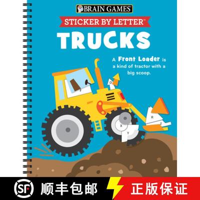 Brain Games - Sticker by Letter: Trucks [9781645589112]