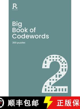 【3-4周达】Big Book of Codewords Book 2: A Bumper Codeword Book for Adults Containing 300 Puzzles [9781913602185]