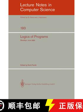 【3-4周达】Logics of Programs : Brooklyn, June 17-19, 1985 [9783540156482]