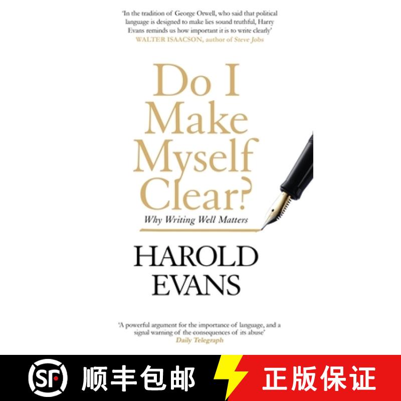 【3-4周达】Do I Make Myself Clear?: Why Writing Well Matters [9780349142913]