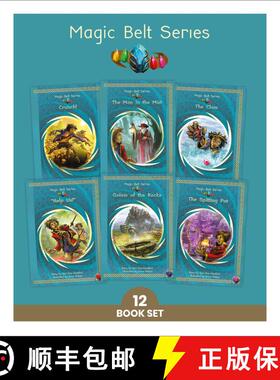 【3-4周达】Phonic Books Magic Belt: Decodable Books for Older Readers (CVC, Consonant Blends and Cons... [9781783692422]