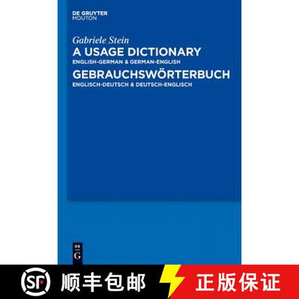 【3-4周达】A Usage Dictionary English-German / German-English - Gebrauchsworterbuch Englisch-Deutsch ... [9783110296860]