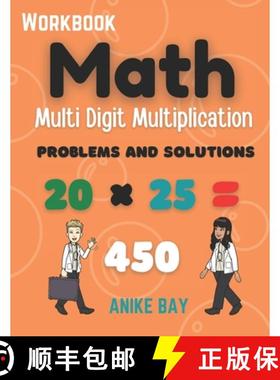 预订 Math 1000 Multi Digit Multiplication : Problems and Solutions [9781959877813]