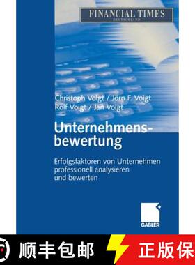 【3-4周达】Unternehmensbewertung : Erfolgsfaktoren von Unternehmen professionell analysieren und bewe... [9783322907936]