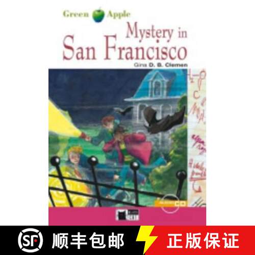 【3-4周达】Green Apple: Mystery in San Francisco + audio CD + App [9788853002150]