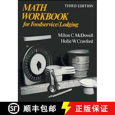 【3-4周达】Math Workbook For Foodservice/Lodging, 3Rd Edition [Wiley酒店管理] [9780471288756]