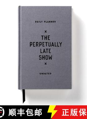 【3-4周达】The Perpetually Late Show Undated Standard Planner [9780735368828]
