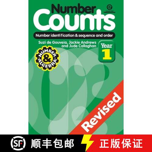 【3-4周达】Number Counts Year 1 Number Identification - Revised: Number identification & sequence and... [9781927190579]