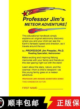 【3-4周达】Professor Jim's METEOR ADVENTURE: An Educational Handbook that Simply Explains an Original... [9780978882822]