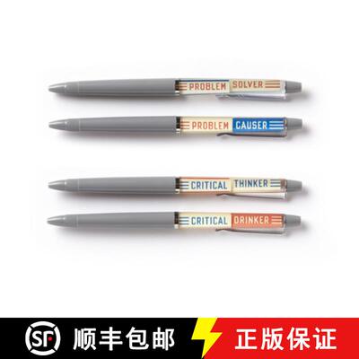 【3-4周达】Critical Drinker Floaty Pen Set [9780735375697]