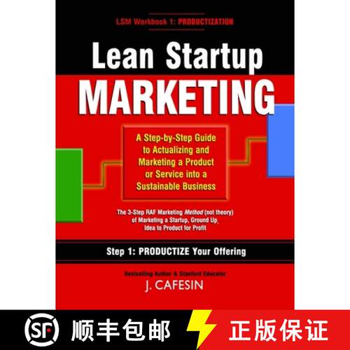 【3-4周达】Lean Startup Marketing: A 3-Step Guide to Building and Marketing a Sustainable Business [9781732543102]
