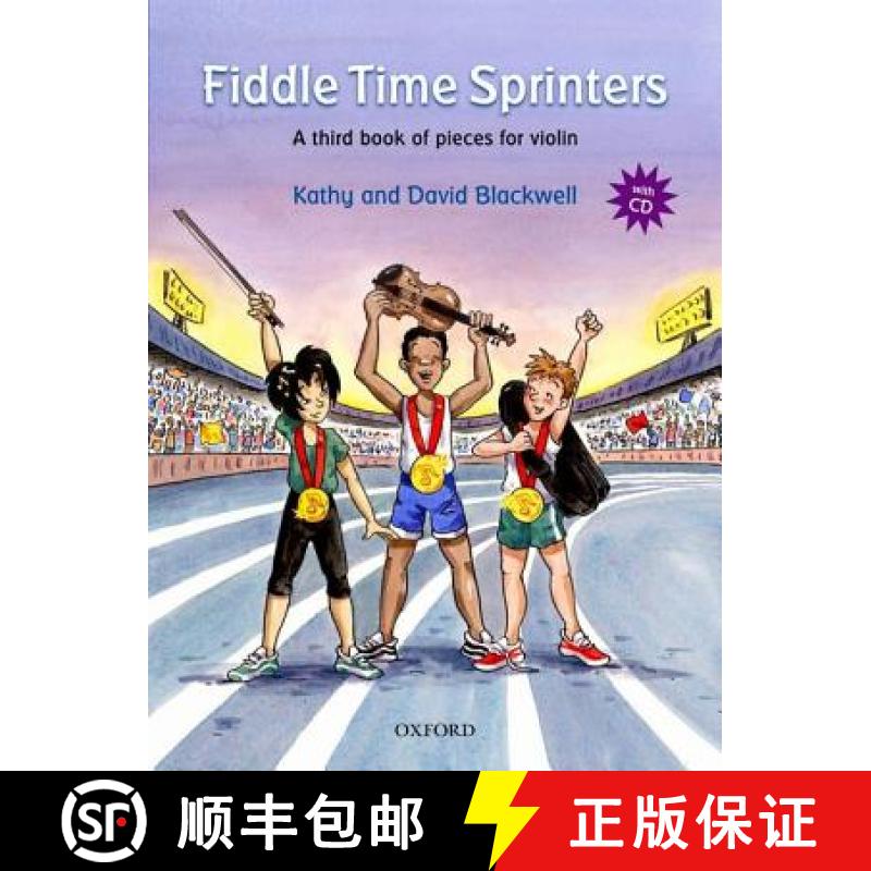 【2-3周达】Fiddle Time Sprinters + CD: A third book of pieces for violin [9780193386792]