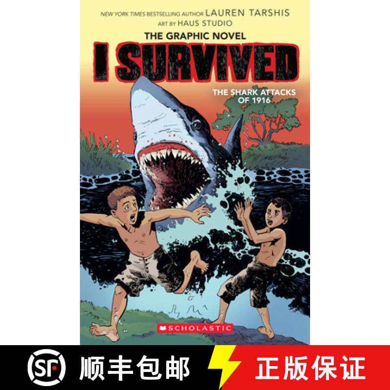 【3-4周达】I Survived the Shark Attacks of 1916: A Graphic Novel (I Survived Graphic Novel #2): Volume 2 [9781338120950]