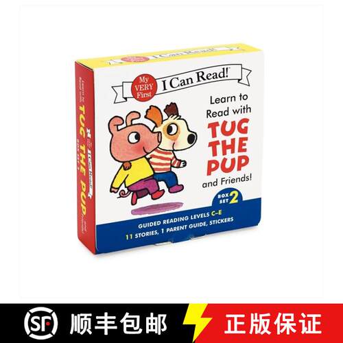 预订 Learn to Read with Tug the Pup and Friends! Box Set 2: A Box of 11 stories, 1 parent guide, and ... [9780062266910]