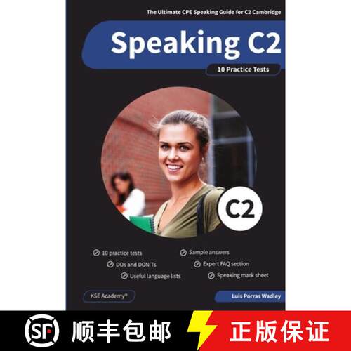 【3-4周达】Speaking C2 : The Ultimate Speaking Guide for C2 Cambridge & 10 Practice Tests [9788409858798]