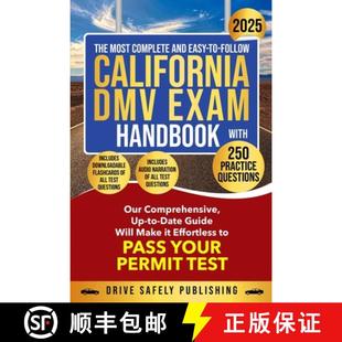 预订 California 250 DMV Exam and Questions 9781966377009 Complete Easy Follow With Handbook Practice Most The