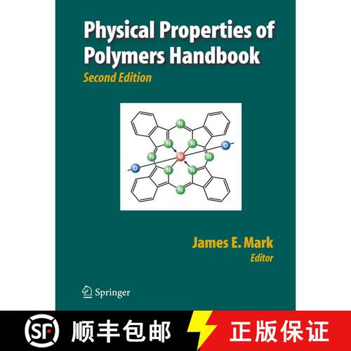 【3-4周达】精装 Physical Properties of Polymers Handbook (2nd ed. 2007) (Second Edition 2007) [9780387312354]