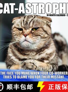 【3-4周达】Cat-Astrophe 2026 7 X 7 Mini Wall Calendar [9781549253492]