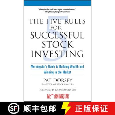 现货 股票投资五原则 The Five Rules For Successful Stock Investing: Morningstar'S Guide To Building We... [9780471686170]