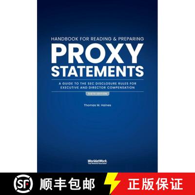 【3-4周达】The Handbook for Reading and Preparing Proxy Statements: A Guide to the SEC Disclosure Rul... [9781579633936]