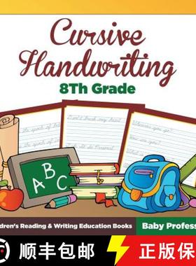【3-4周达】Cursive Handwriting 8th Grade : Children's Reading & Writing Education Books [9781683263951]