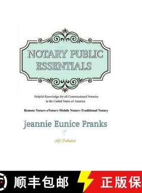 【3-4周达】Notary Public Essentials [9781387923533]