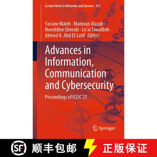 【3-4周达】Advances in Information, Communication and Cybersecurity : Proceedings of ICI2C'21 (1st ed... [9783030917371]
