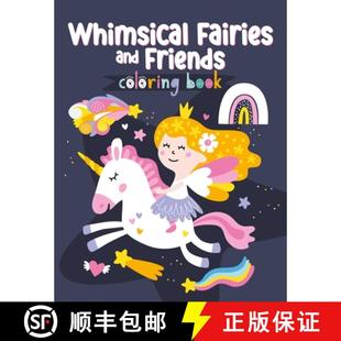 Whimsical Fairies Book 9781641241908 Coloring 3周达 Friends and