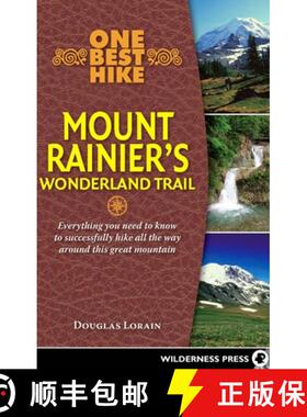 【3-4周达】One Best Hike: Mount Rainier's Wonderland Trail [9780899976556]