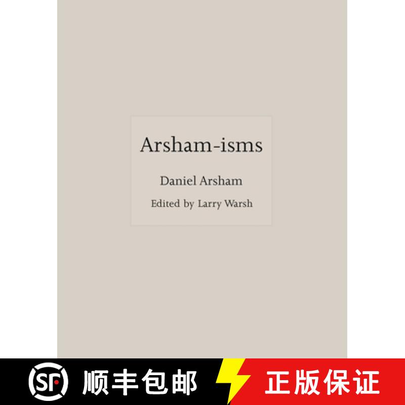 现货 阿瑟姆主义 Arsham-Isms [9780691217505]
