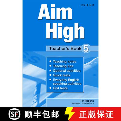 【3-4周达】Aim High: Level 5: Teacher's Book: A new secondary course which helps students become succ... [9780194453196]
