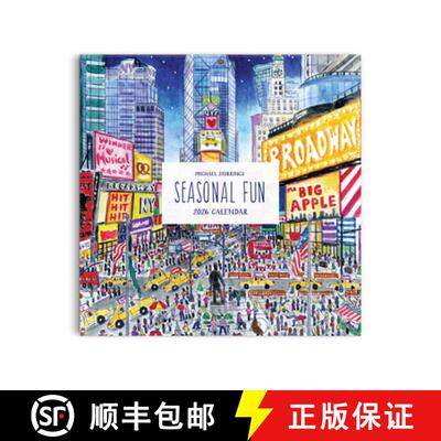 【3-4周达】Michael Storrings Classic 12 x 12 Wall Calendar [9780735384804]