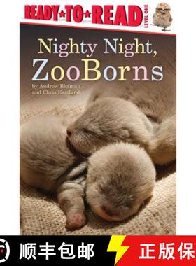 【3-4周达】Nighty Night, Zooborns: Ready-To-Read Level 1 [9781442443853]