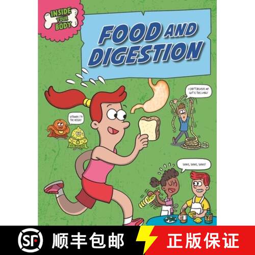 【3-4周达】精装 Inside Your Body: Food and Digestion [9781526325235]