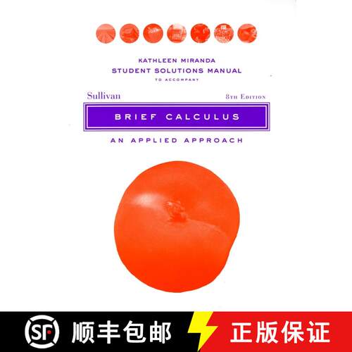 【3-4周达】Brief Calculus Student Solutions Manual, 8Th Edition [Wiley数学] [9780471466444]