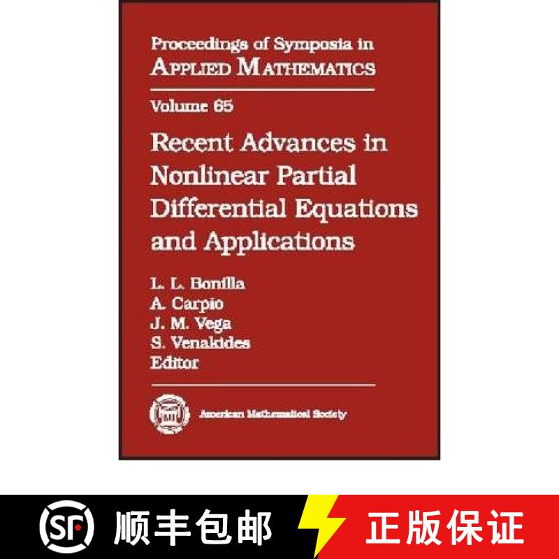 【3-4周达】Recent Advances in Nonlinear Partial Differential Equations and Applications: A Conference... [9780821842119]