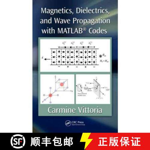 【3-4周达】精装 Magnetics, Dielectrics, and Wave Propagation with MATLAB (R) Codes [9781439841990]