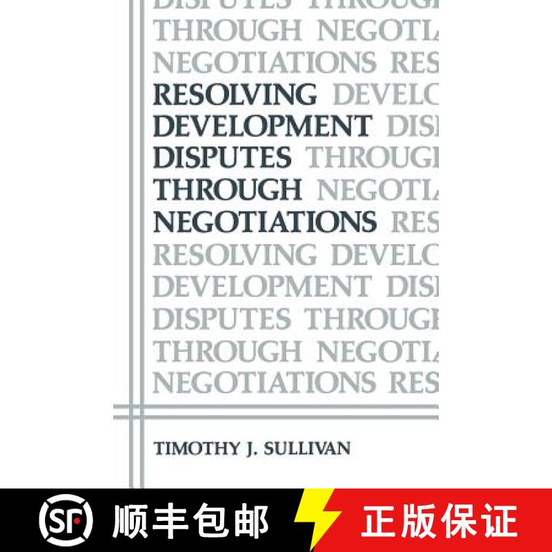 【3-4周达】Resolving Development Disputes Through Negotiations [9781461297055]