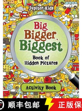 【3-4周达】Big, Bigger, Biggest Book of Hidden Pictures Activity Book [9781683261995]
