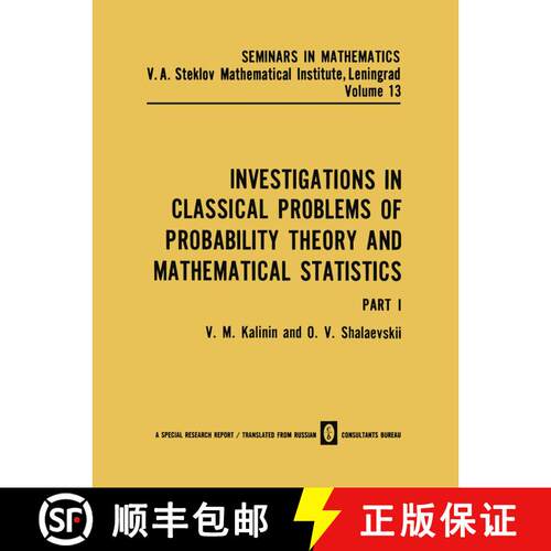 【3-4周达】Investigations in Classical Problems of Probability Theory and Mathematical Statistics: Pa... [9781468482133]