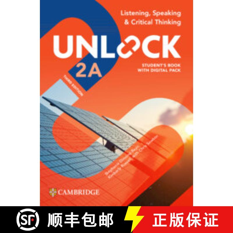 【3-4周达】Unlock Level 2A Listening, Speaking and Critical Thinking Student's Book with Digital Pack... [9781009805391]