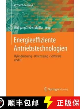 【3-4周达】Energieeffiziente Antriebstechnologien: Hybridisierung - Downsizing - Software und IT [9783658007898]